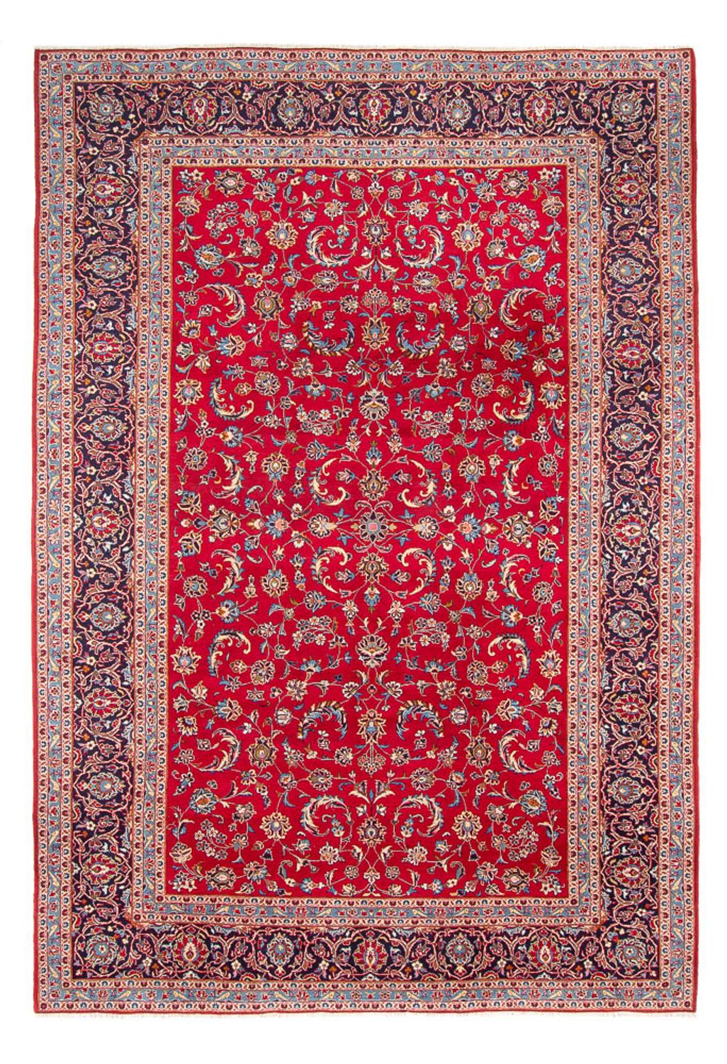 Alfombra persa - Keshan - 358 x 243 cm - rojo