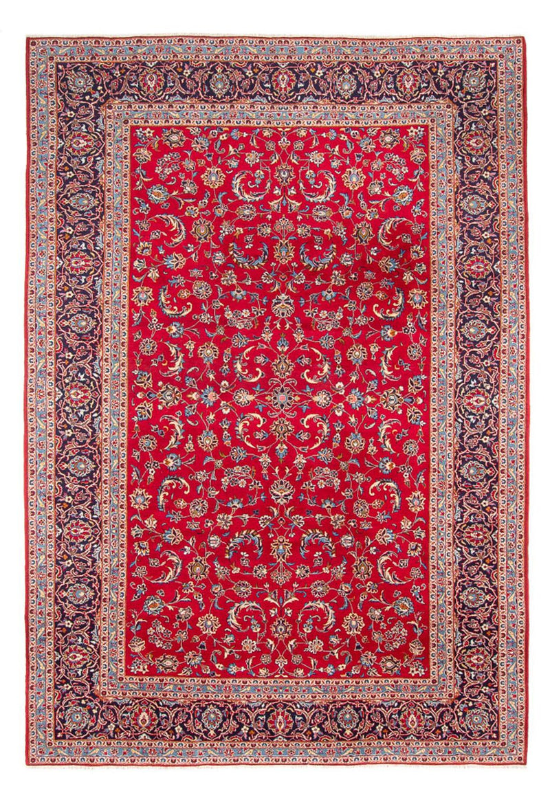 Alfombra persa - Keshan - 358 x 243 cm - rojo