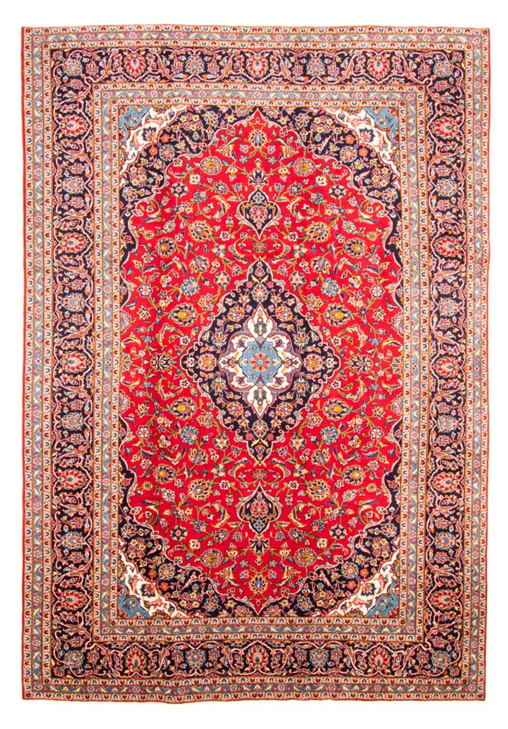 Alfombra persa - Keshan - 354 x 246 cm - rojo