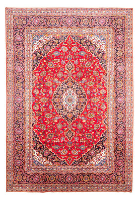 Alfombra persa - Keshan - 355 x 246 cm - rojo