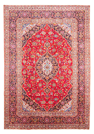 Alfombra persa - Keshan - 355 x 246 cm - rojo
