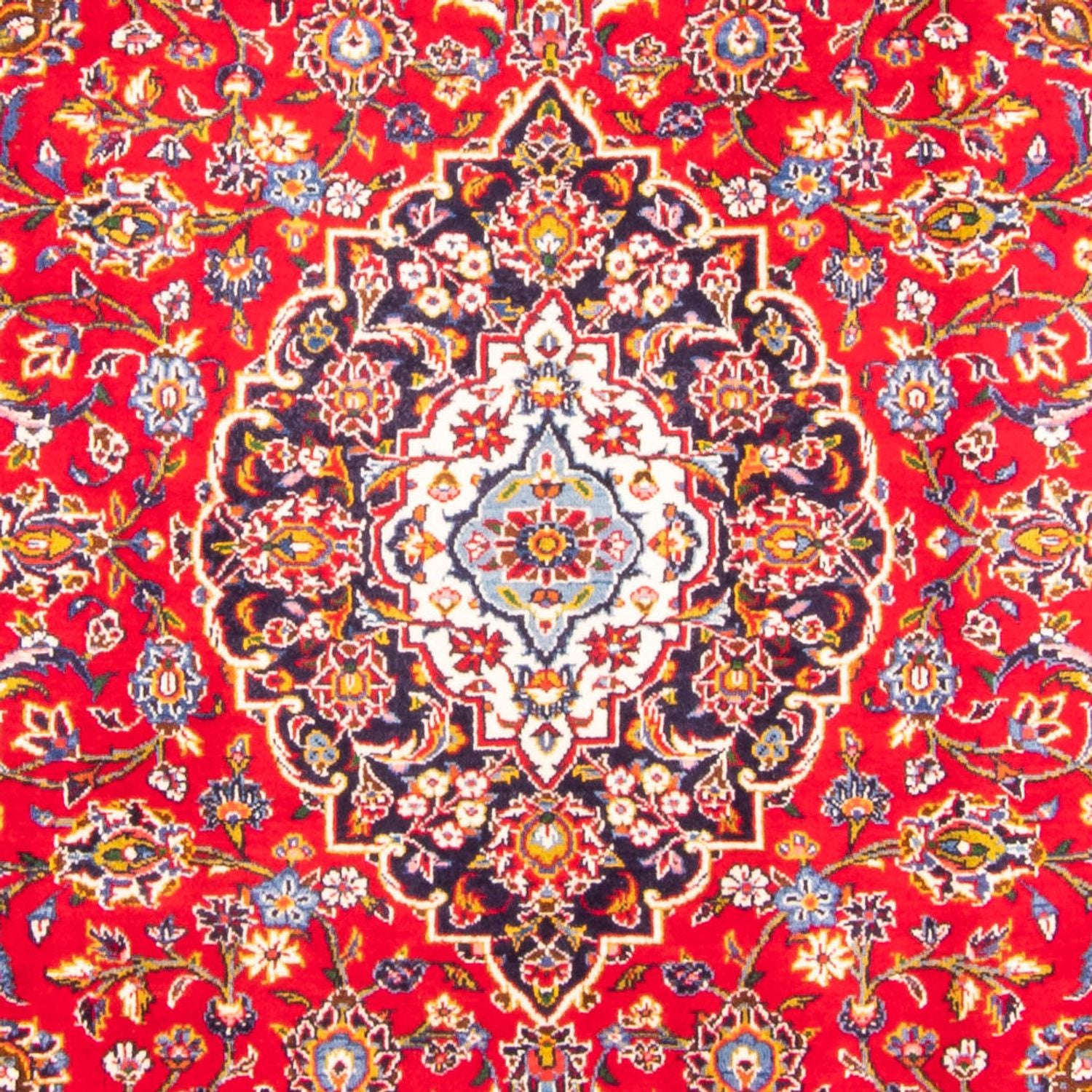Alfombra persa - Keshan - 355 x 246 cm - rojo