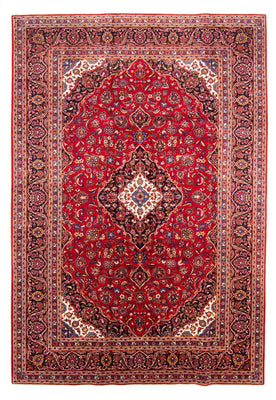 Alfombra persa - Keshan - 358 x 244 cm - rojo
