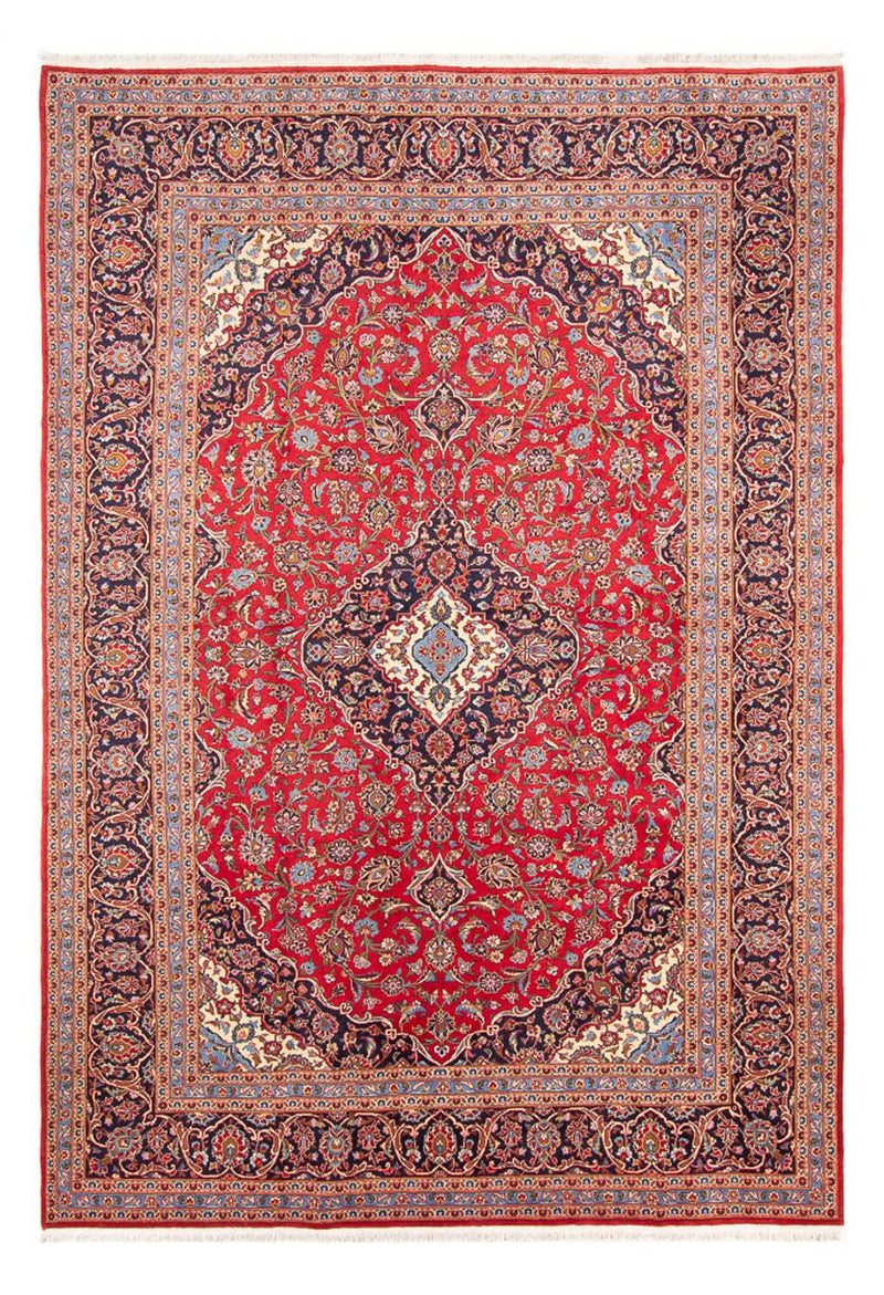 Alfombra persa - Keshan - 350 x 250 cm - rojo