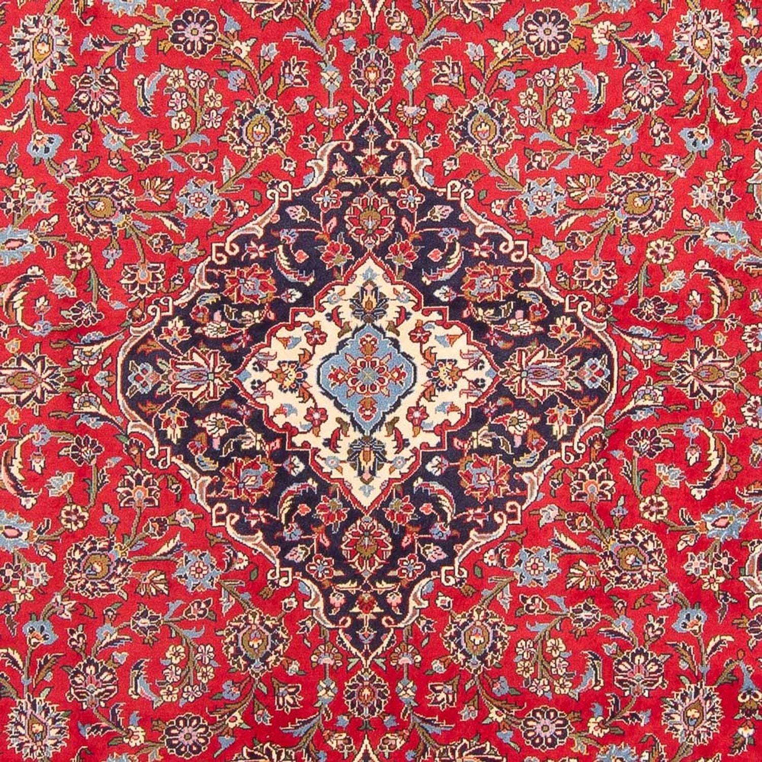 Alfombra persa - Keshan - 350 x 250 cm - rojo