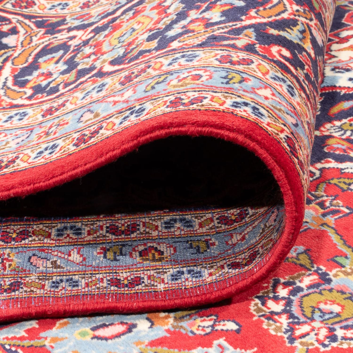 Alfombra persa - Keshan - 350 x 250 cm - rojo