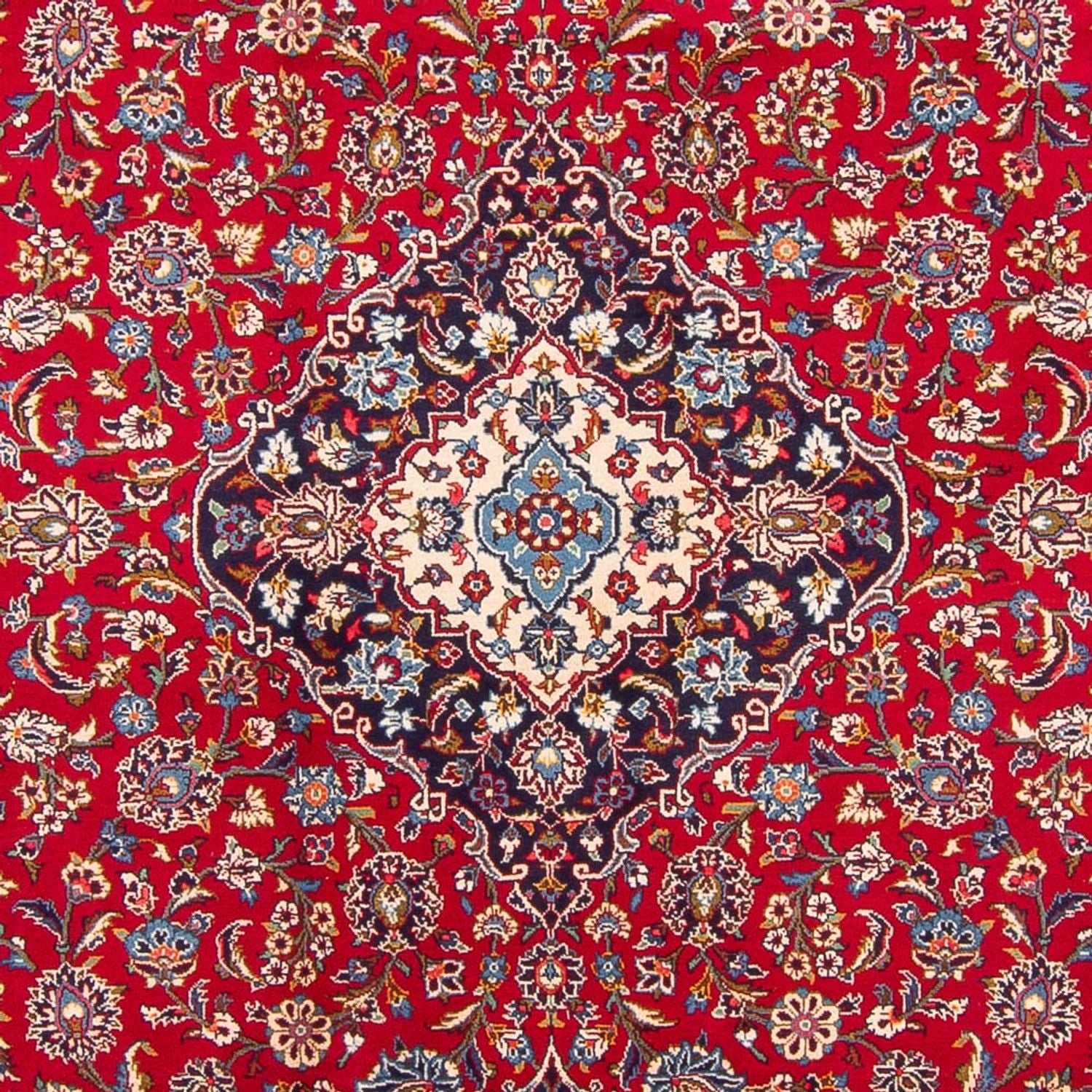 Alfombra persa - Keshan - 350 x 250 cm - rojo