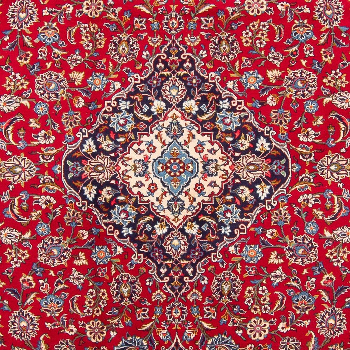 Alfombra persa - Keshan - 350 x 250 cm - rojo