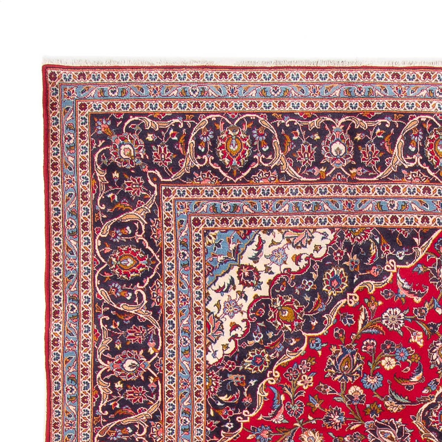 Alfombra persa - Keshan - 359 x 244 cm - rojo