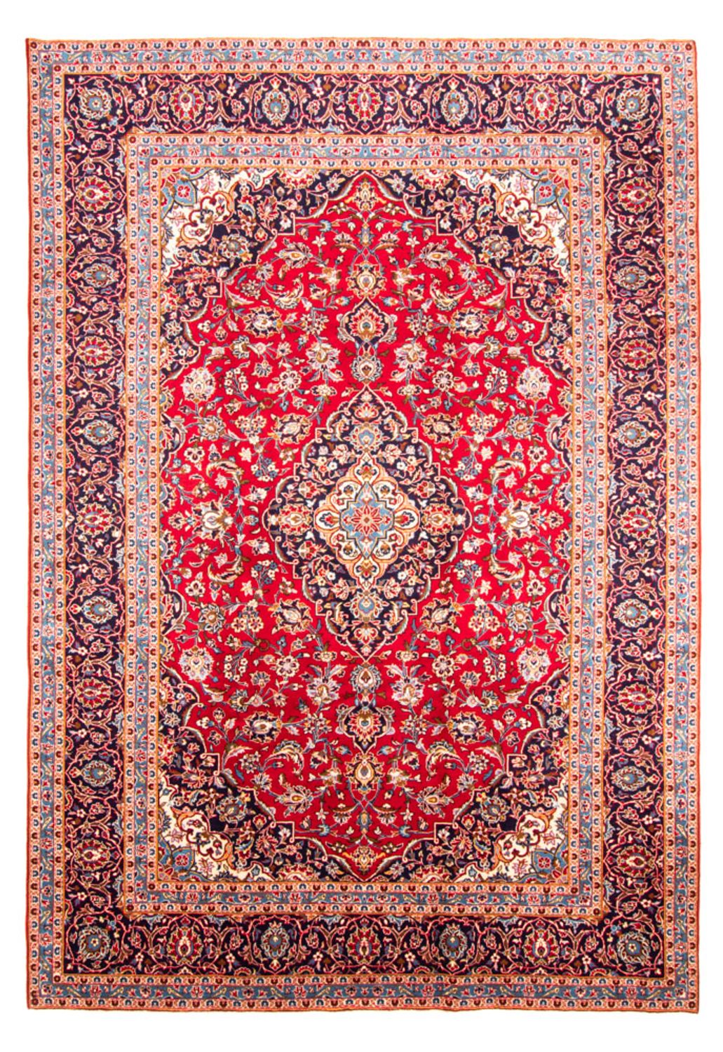 Alfombra persa - Keshan - 358 x 245 cm - rojo