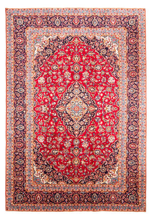 Alfombra persa - Keshan - 358 x 245 cm - rojo