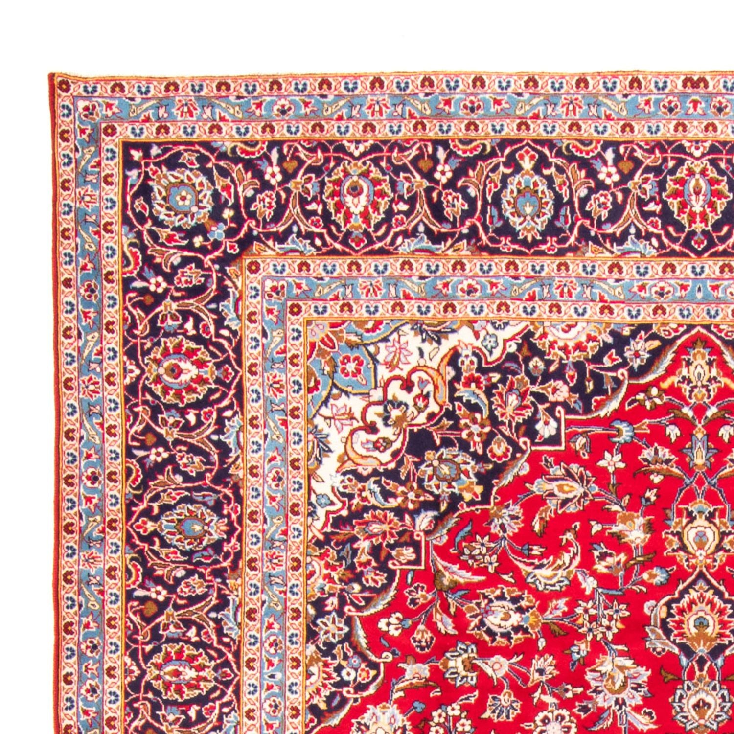 Alfombra persa - Keshan - 358 x 245 cm - rojo