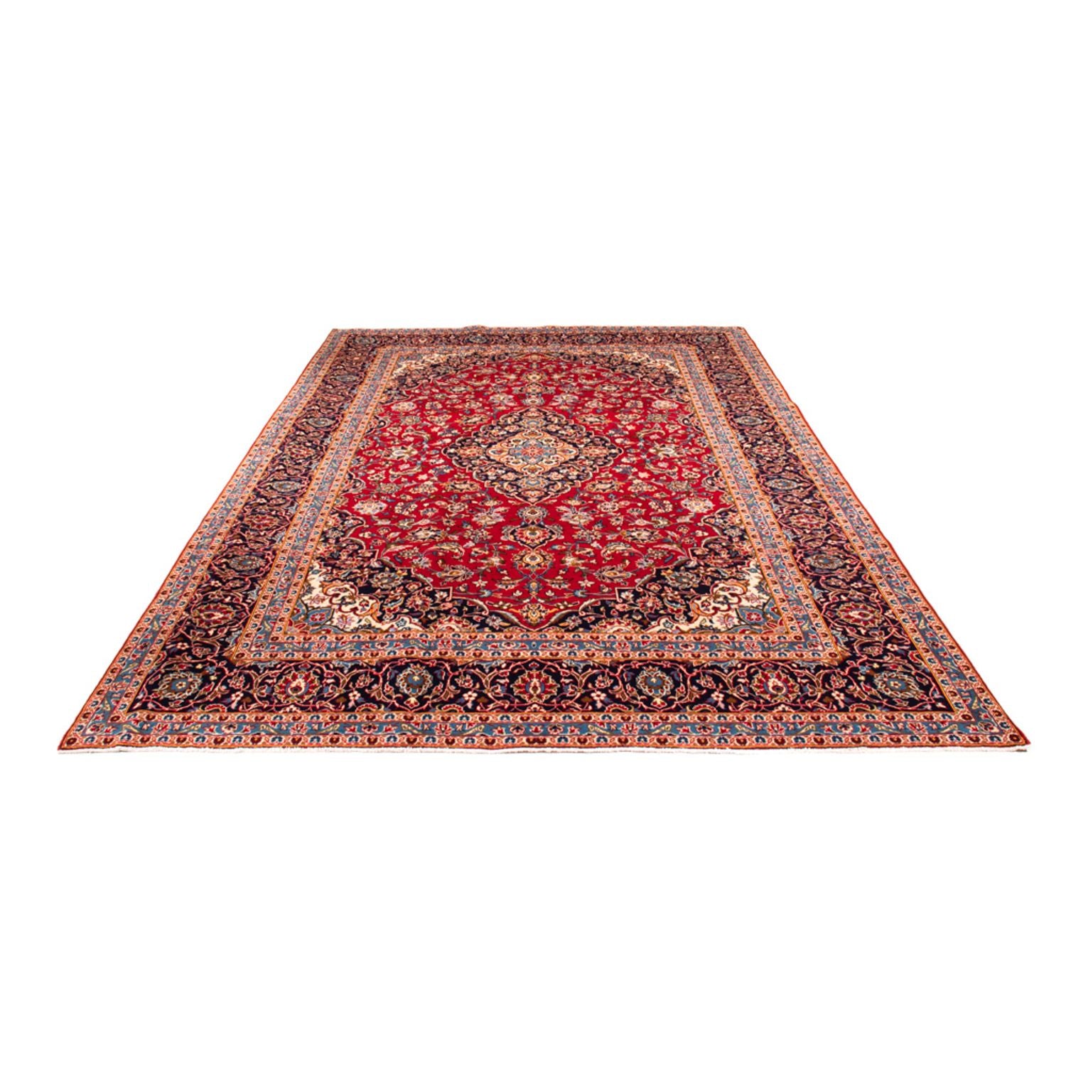Alfombra persa - Keshan - 358 x 245 cm - rojo