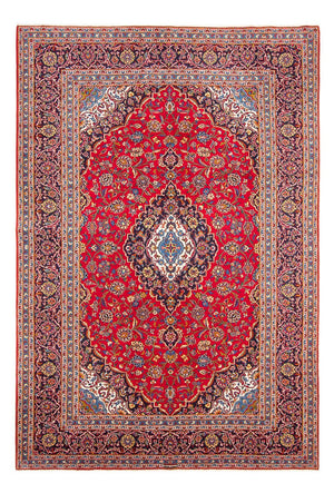 Alfombra persa - Keshan - 353 x 250 cm - rojo