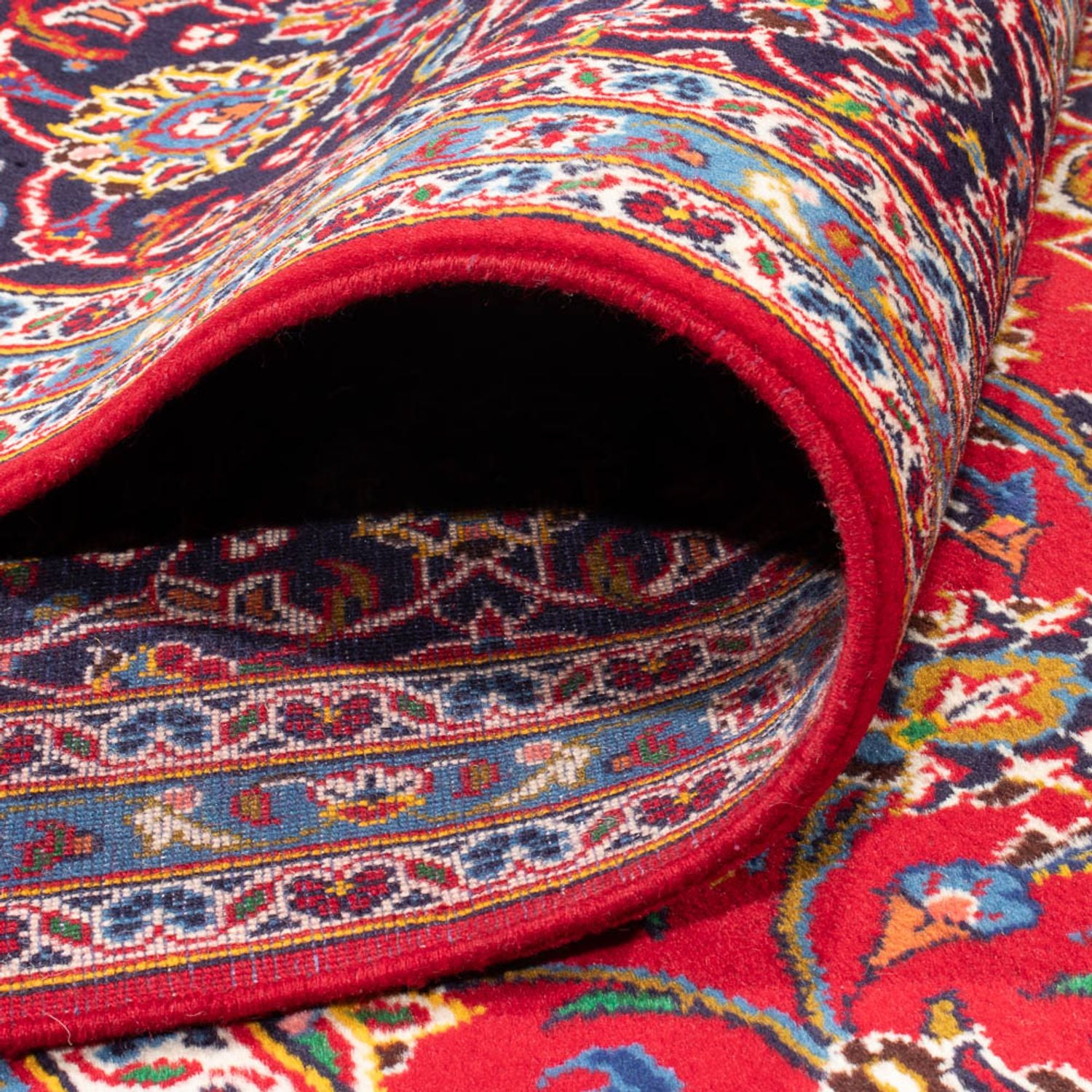 Alfombra persa - Keshan - 353 x 250 cm - rojo
