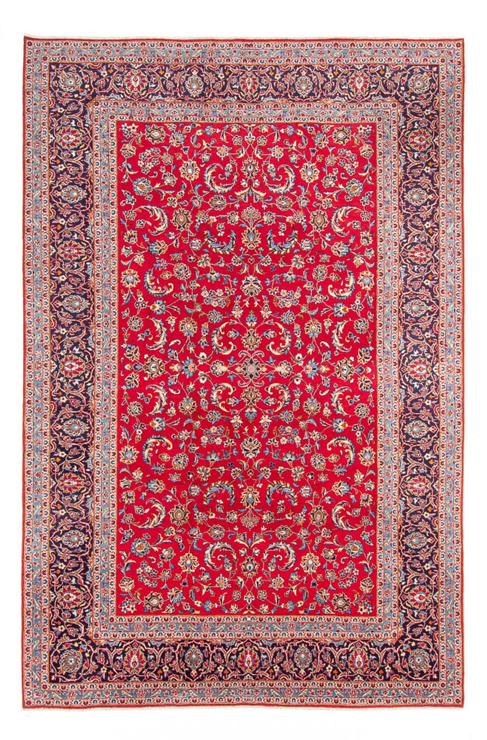 Alfombra persa - Keshan - 358 x 248 cm - rojo