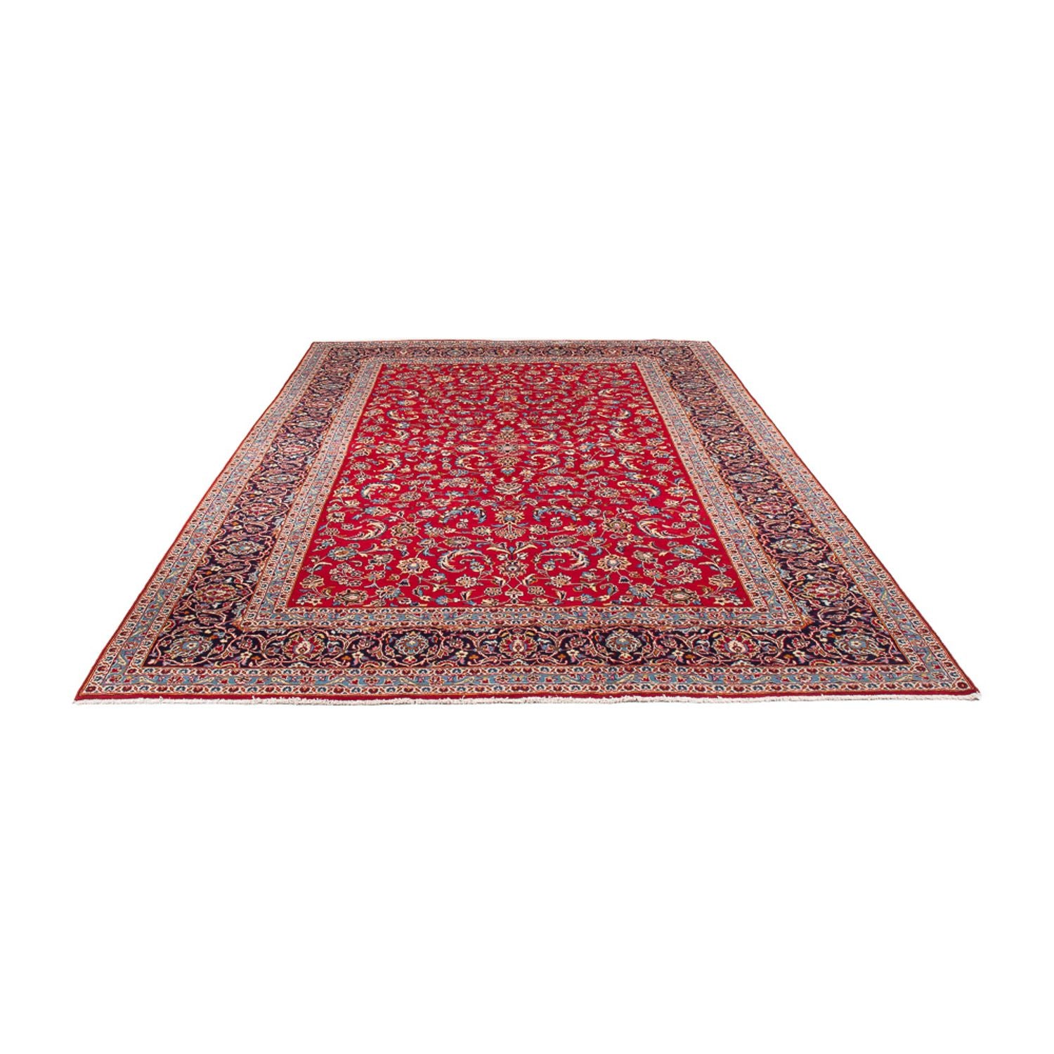 Alfombra persa - Keshan - 358 x 248 cm - rojo