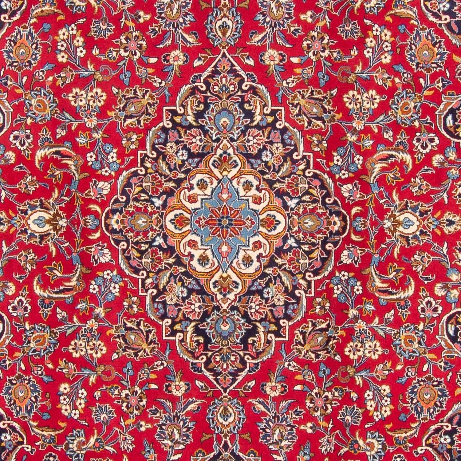 Alfombra persa - Keshan - 360 x 247 cm - rojo