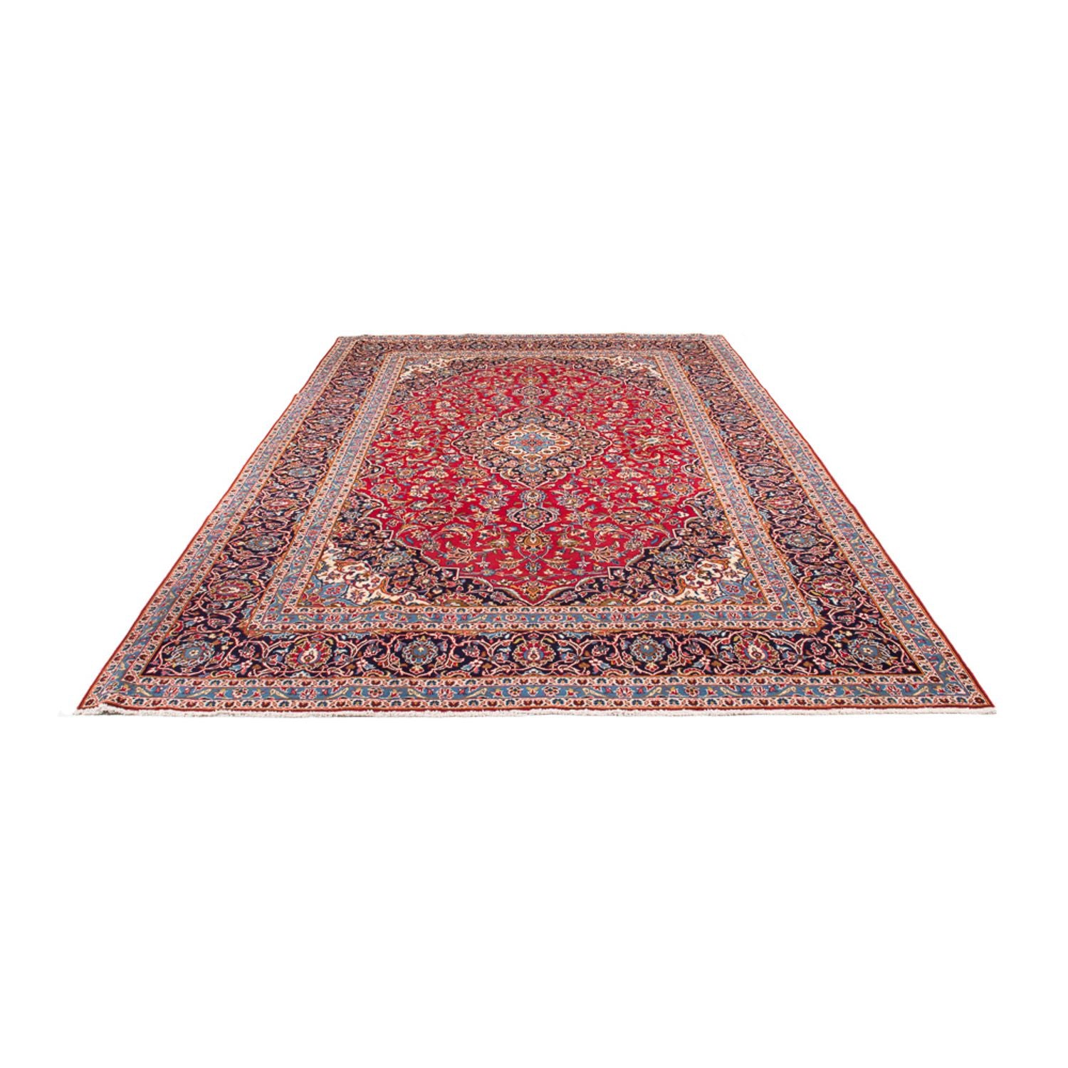 Alfombra persa - Keshan - 360 x 247 cm - rojo