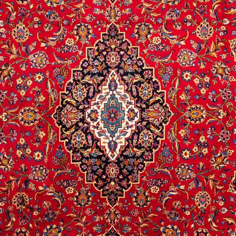 Alfombra persa - Keshan - 346 x 257 cm - rojo