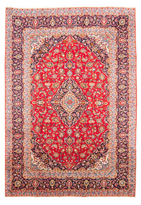 Alfombra persa - Keshan - 360 x 248 cm - rojo