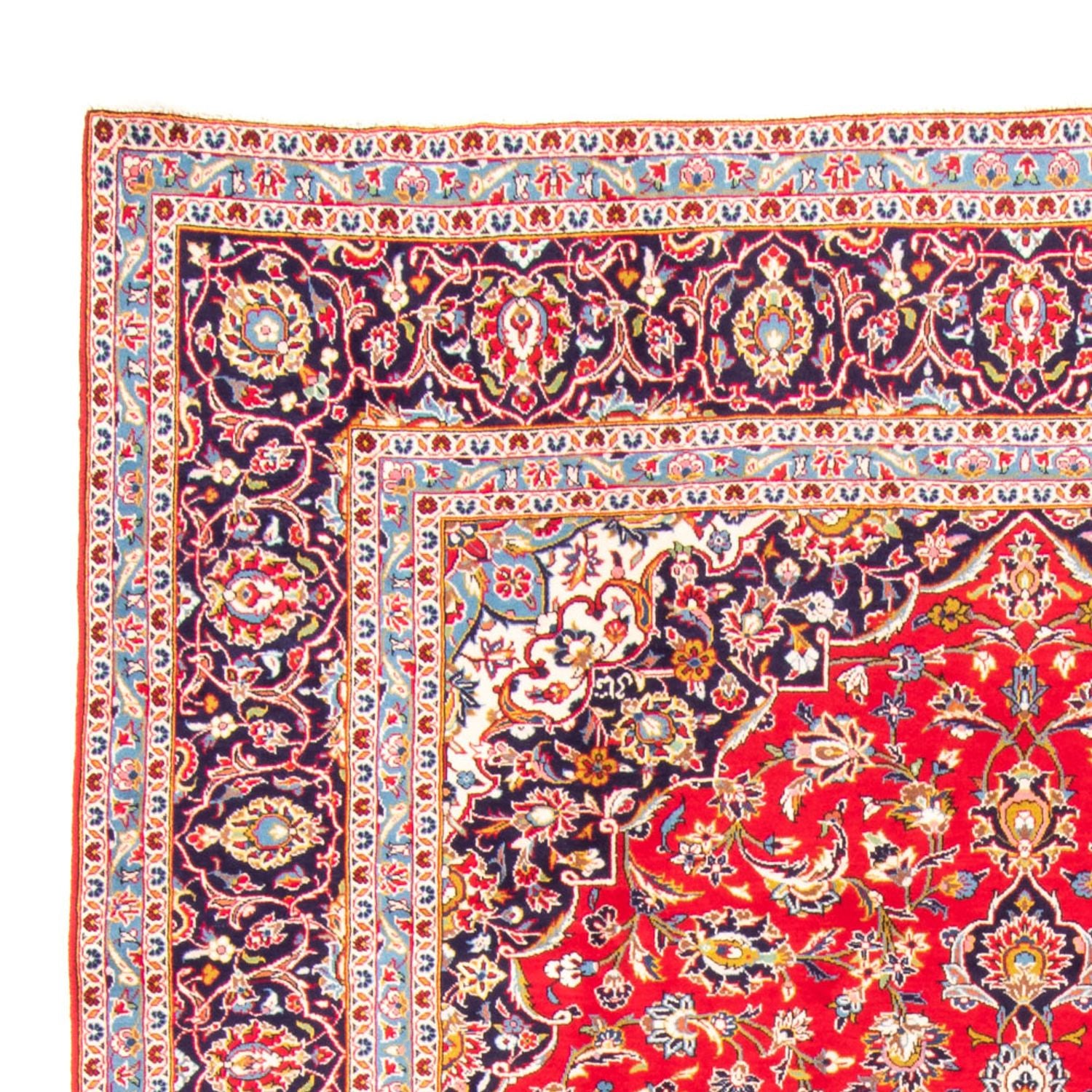 Alfombra persa - Keshan - 360 x 248 cm - rojo