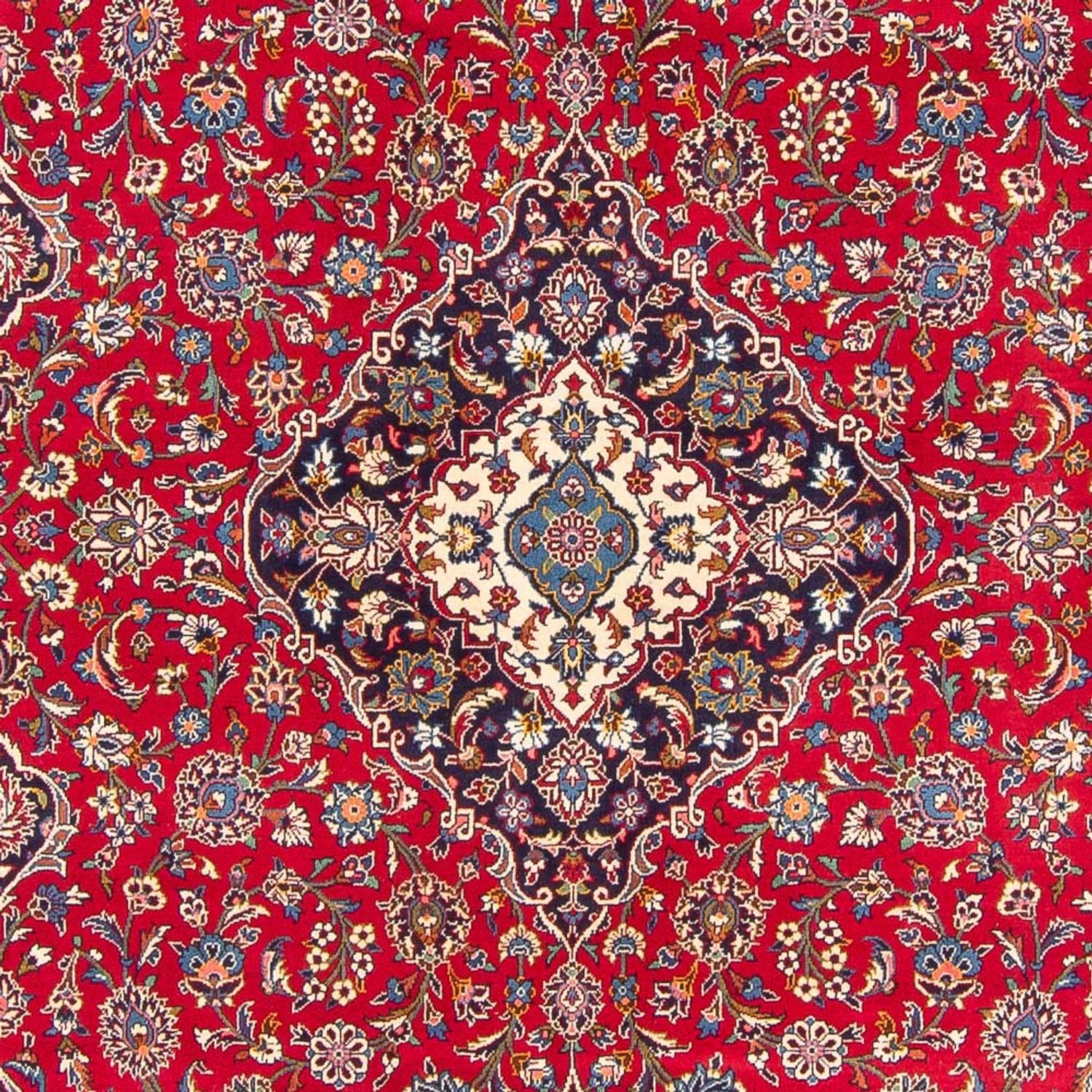 Alfombra persa - Keshan - 360 x 248 cm - rojo