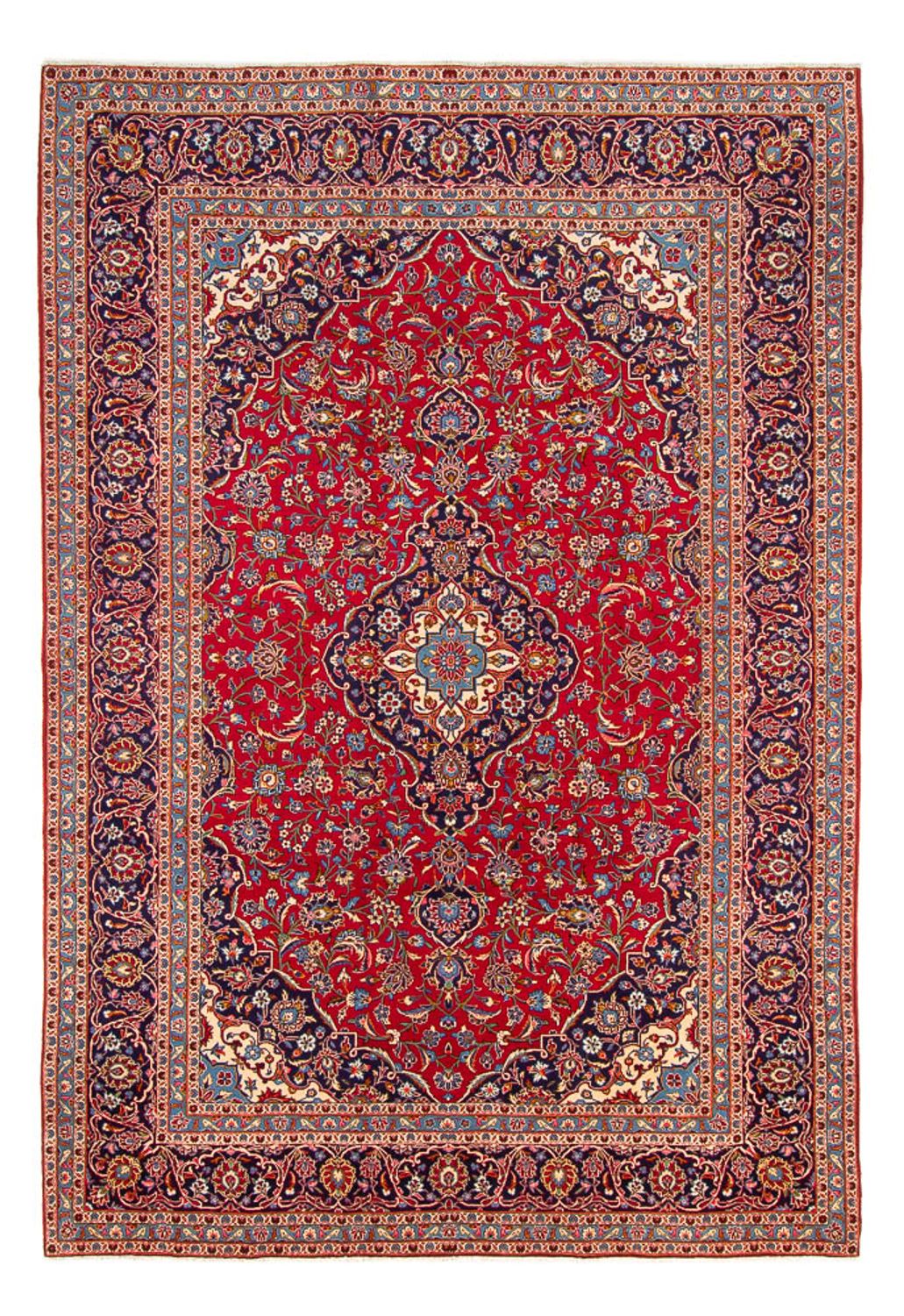 Alfombra persa - Keshan - 355 x 252 cm - rojo