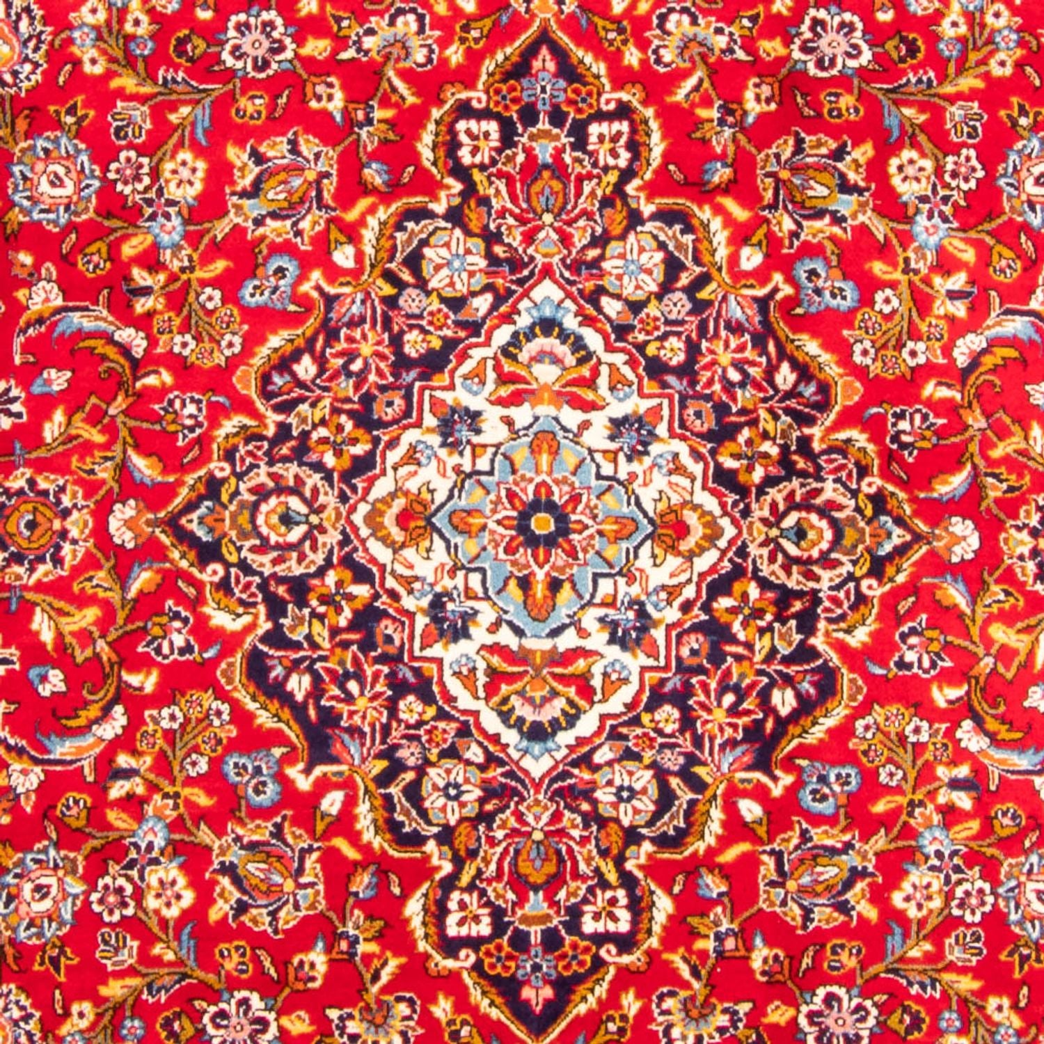 Alfombra persa - Keshan - 374 x 240 cm - rojo
