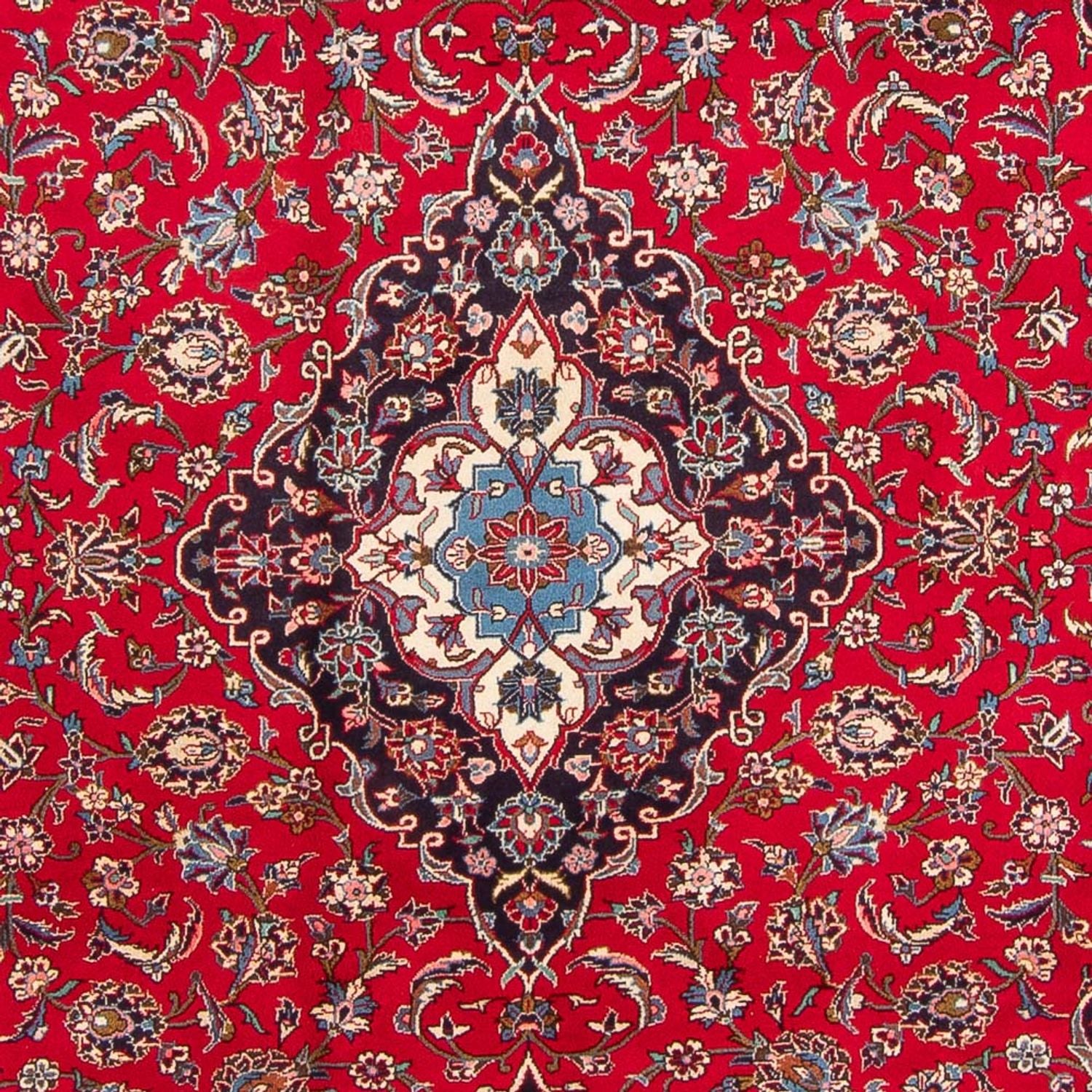 Alfombra persa - Keshan - 365 x 247 cm - rojo