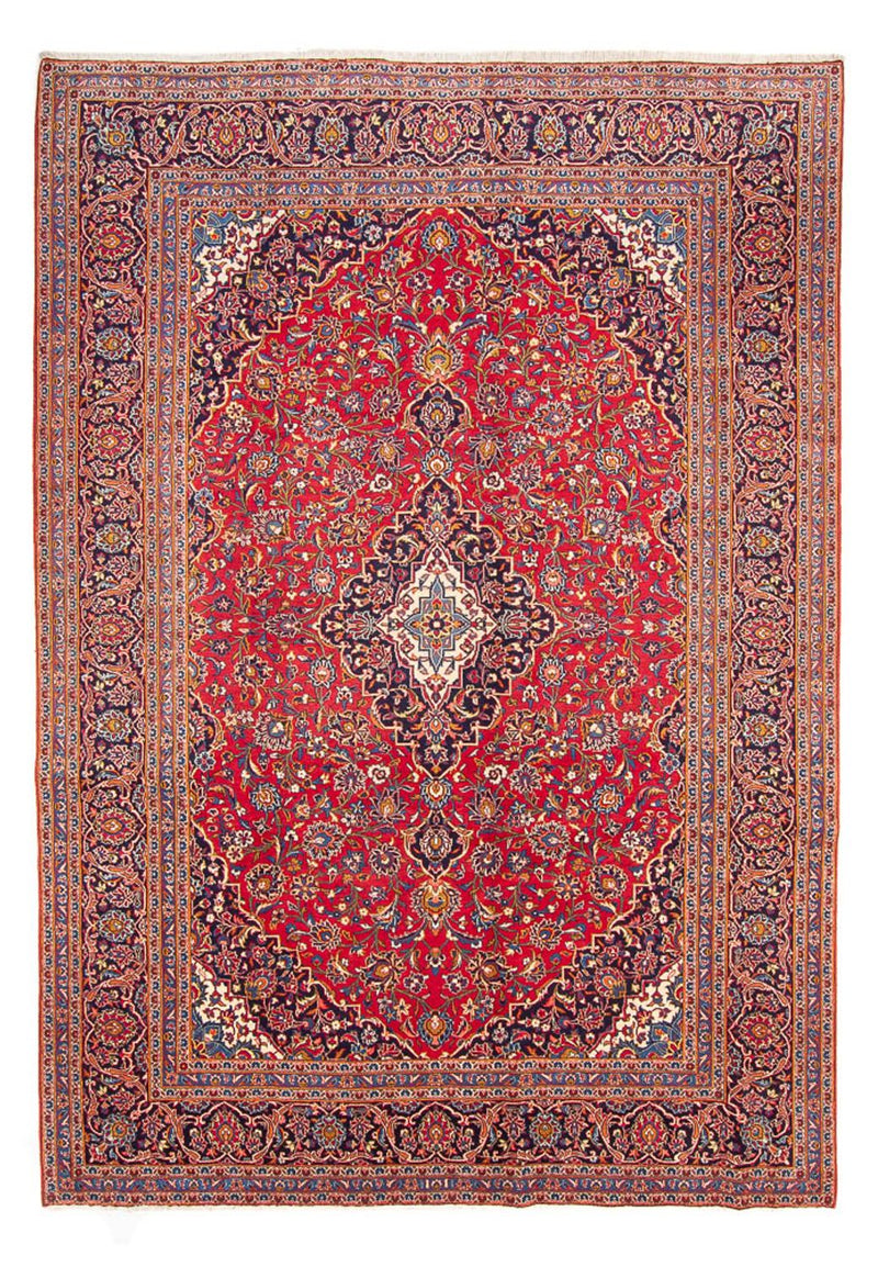 Alfombra persa - Keshan - 356 x 256 cm - rojo