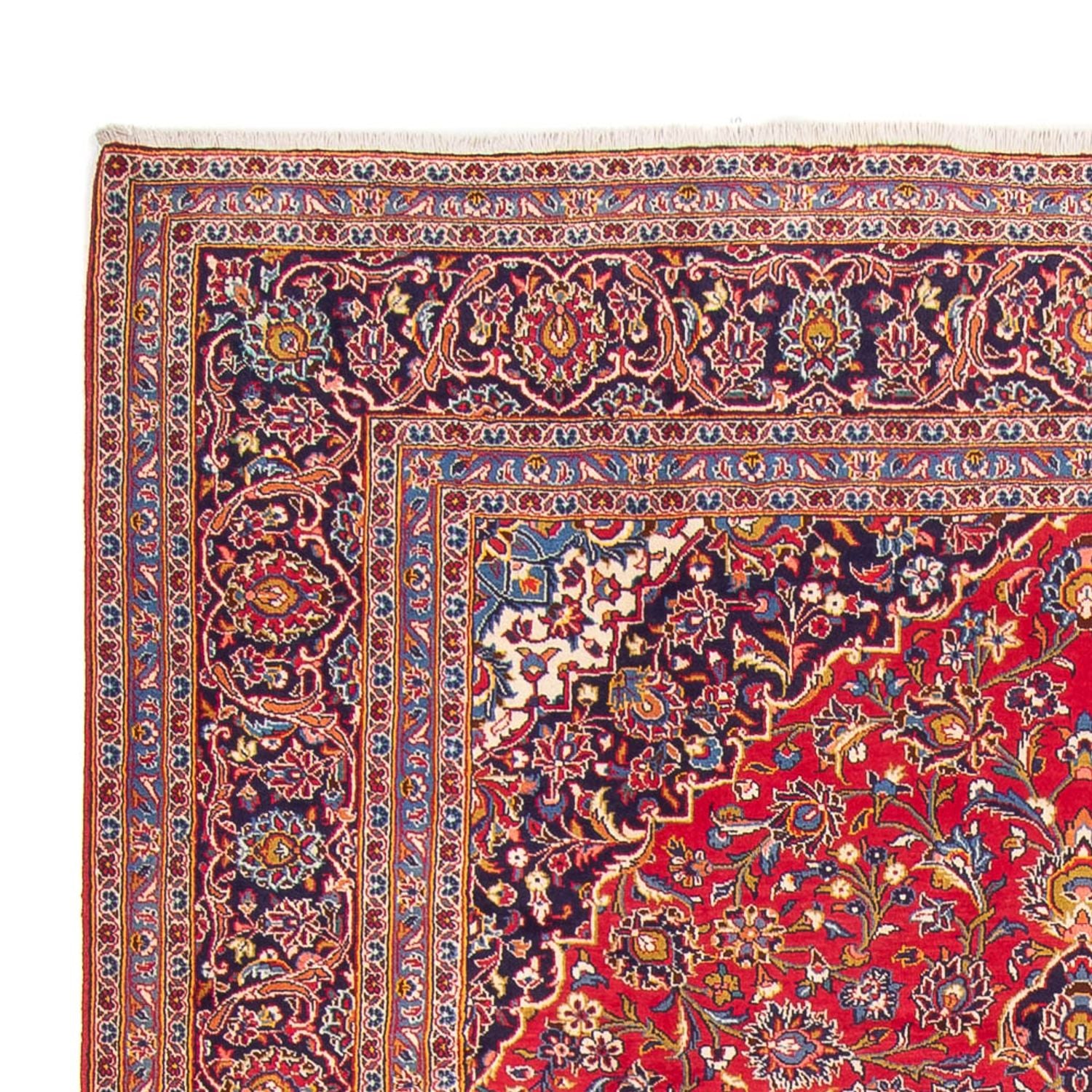 Alfombra persa - Keshan - 356 x 256 cm - rojo