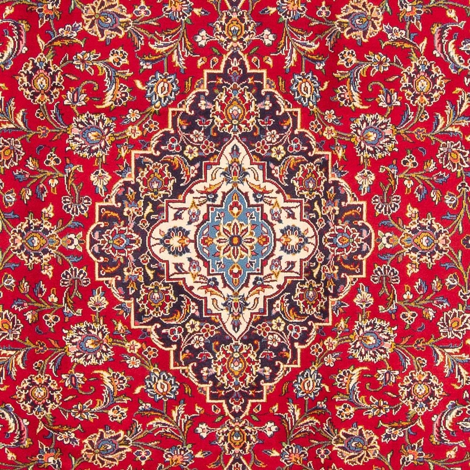 Alfombra persa - Keshan - 360 x 253 cm - rojo