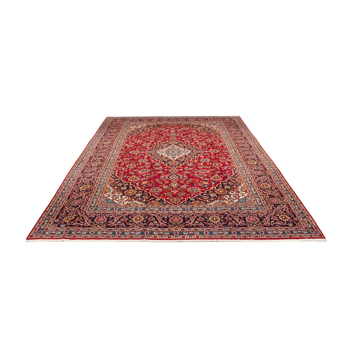 Alfombra persa - Keshan - 360 x 253 cm - rojo