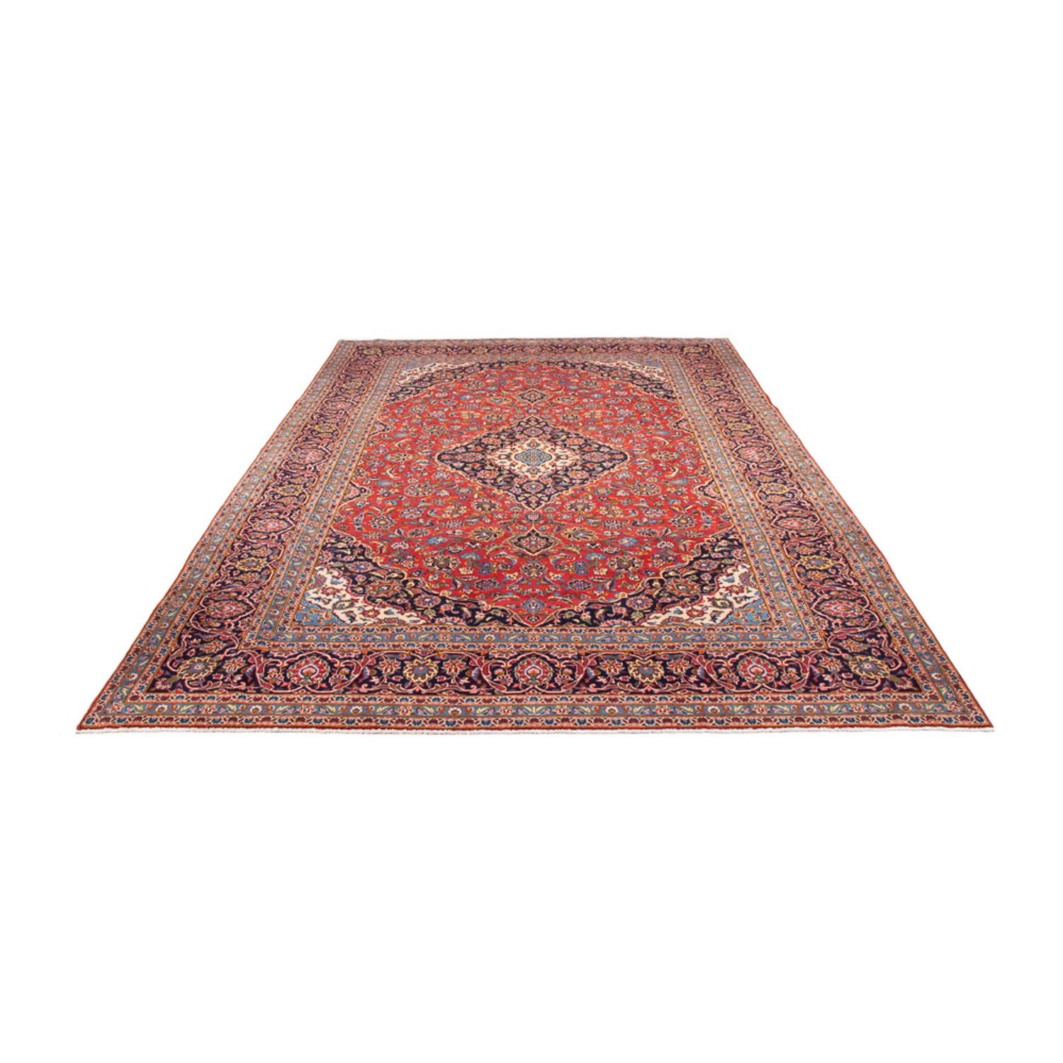 Alfombra persa - Keshan - 362 x 252 cm - rojo