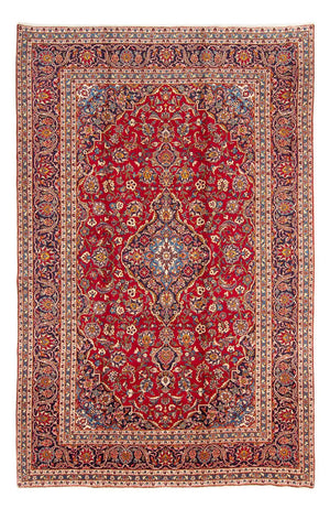 Alfombra persa - Keshan - 374 x 244 cm - rojo