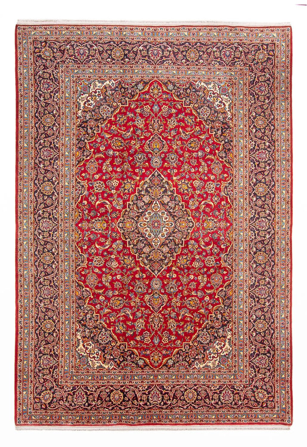 Alfombra persa - Keshan - 366 x 250 cm - rojo