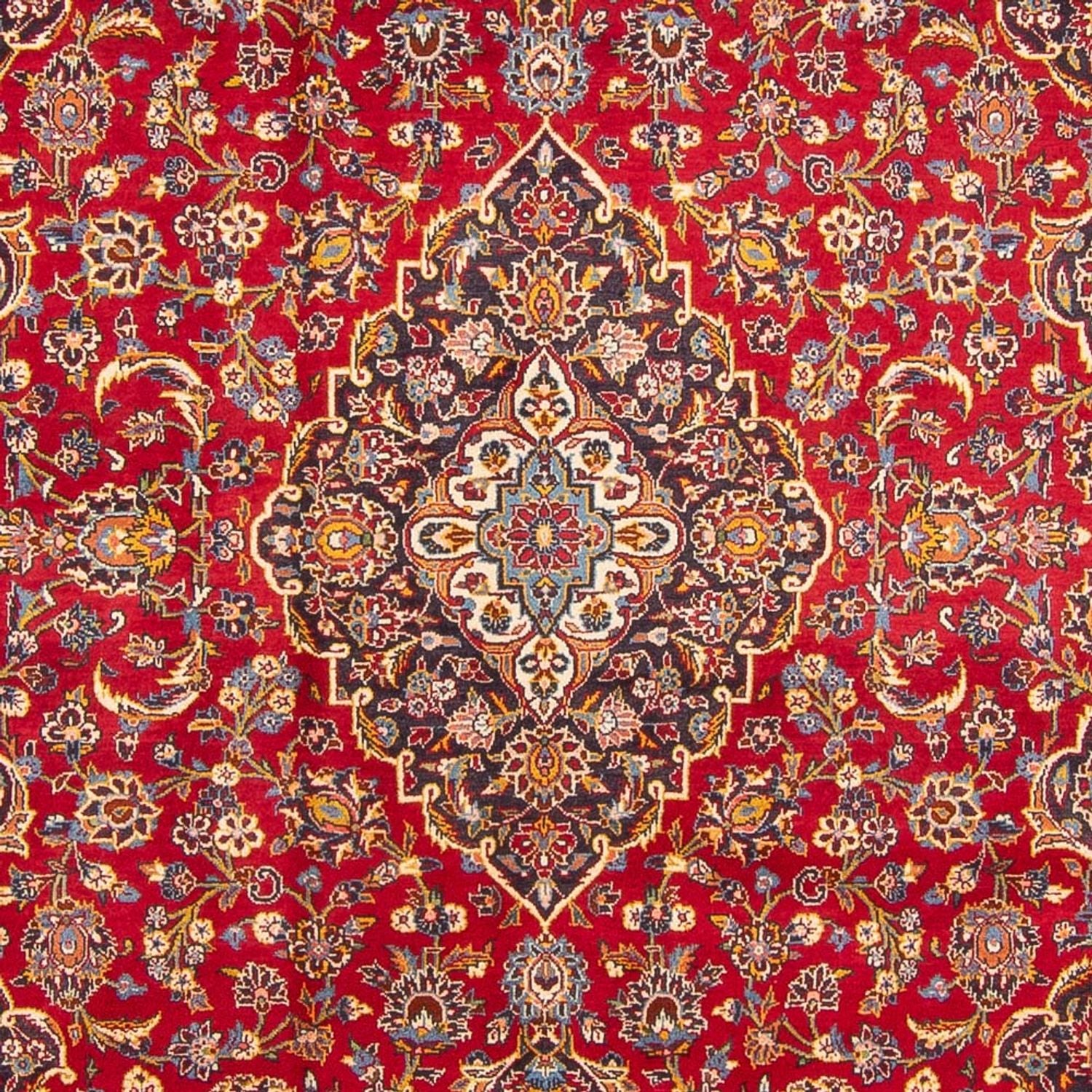 Alfombra persa - Keshan - 366 x 250 cm - rojo