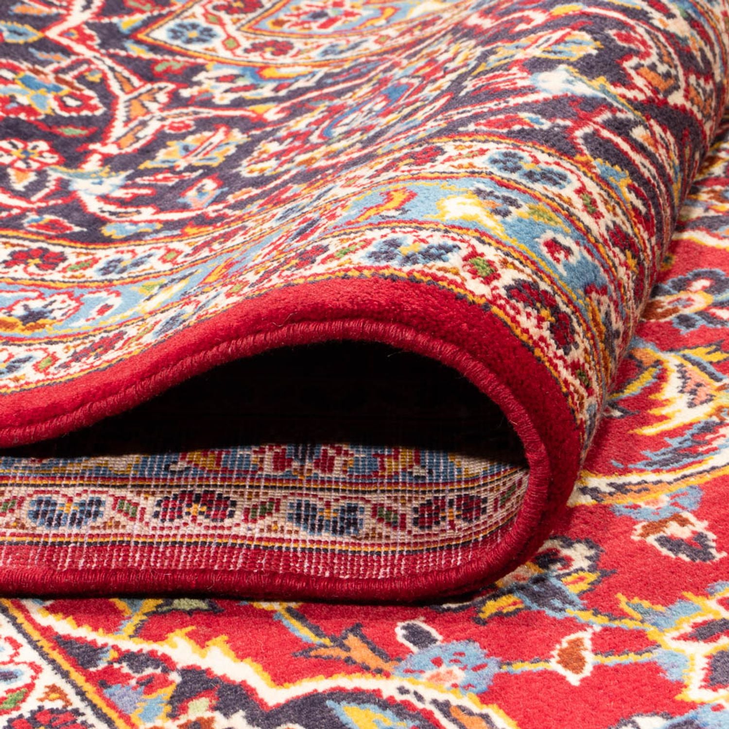 Alfombra persa - Keshan - 366 x 250 cm - rojo