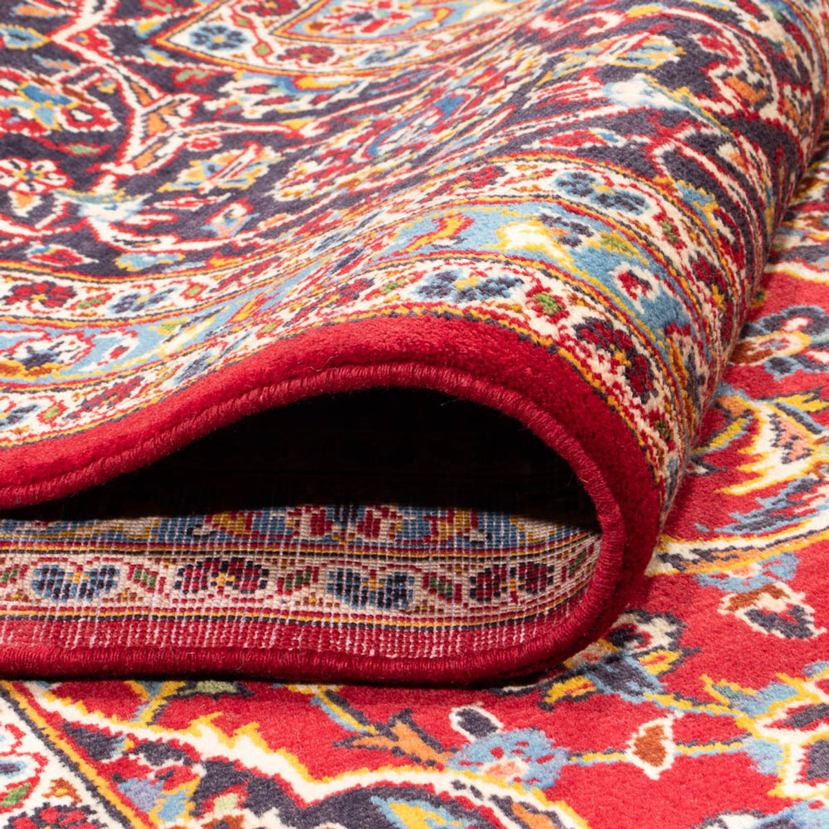 Alfombra persa - Keshan - 366 x 250 cm - rojo