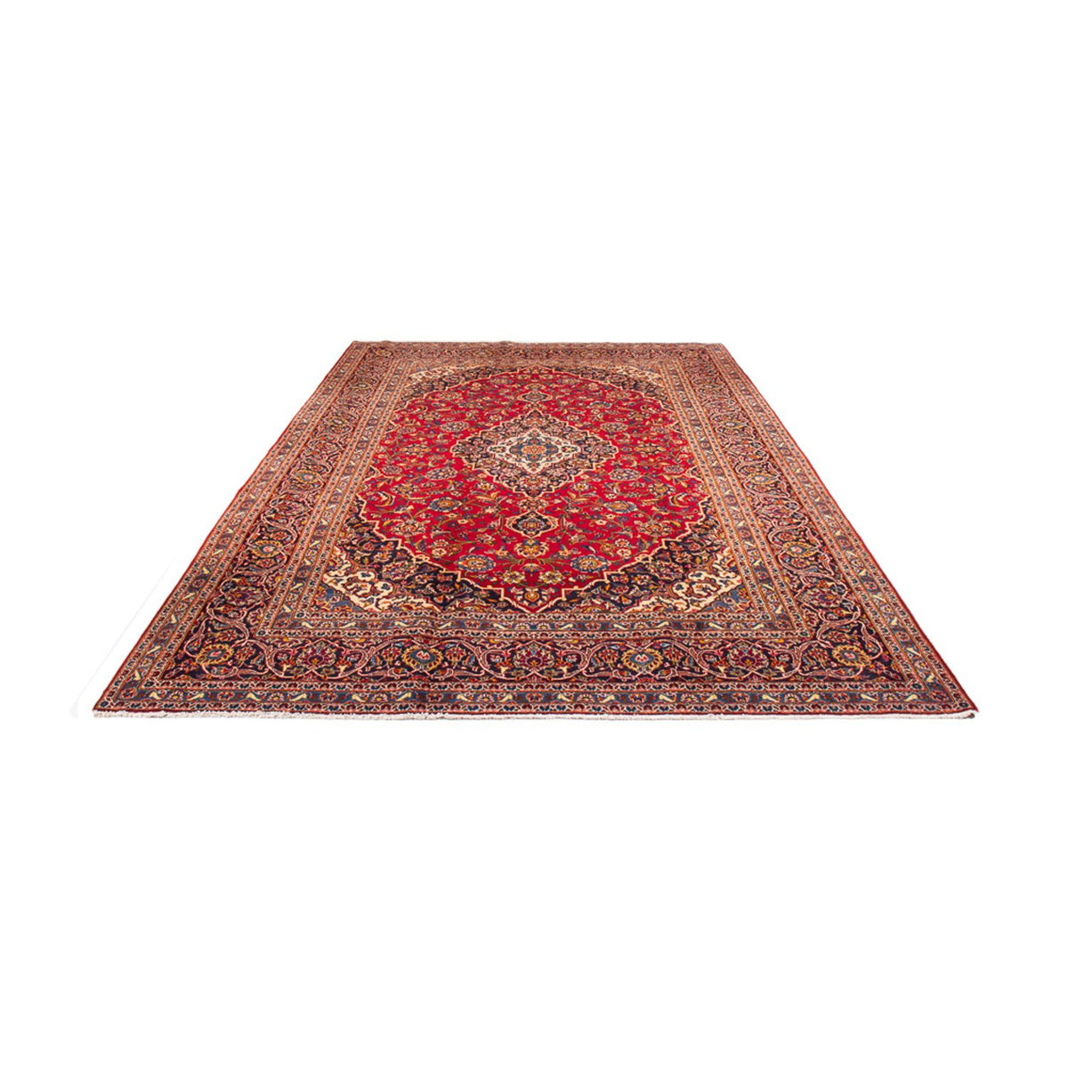 Alfombra persa - Keshan - 372 x 248 cm - rojo