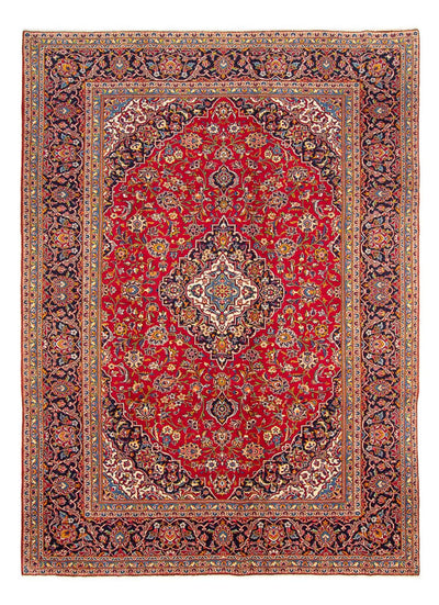 Kashan Alfombra 264x350cm - Alfombra persa - rojo