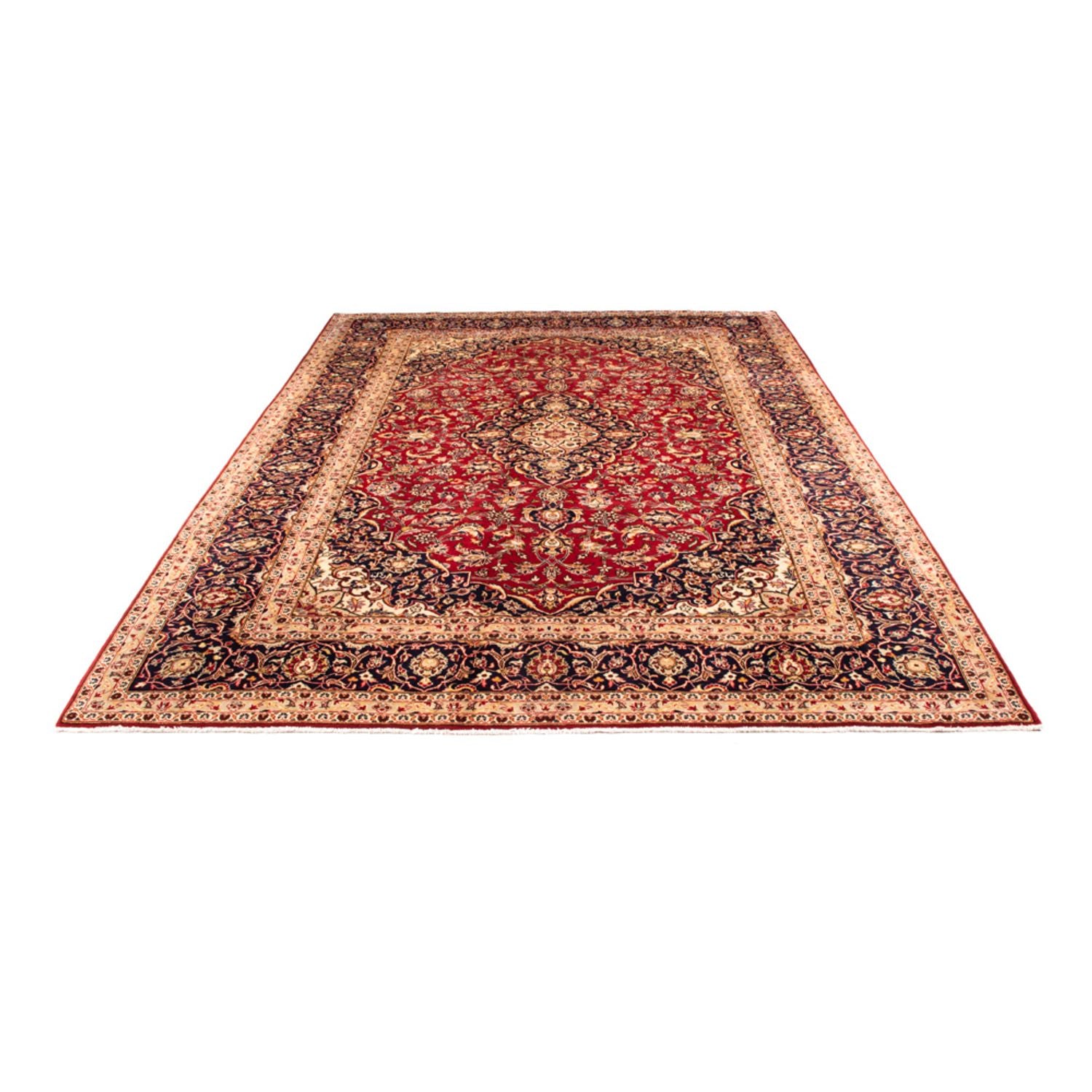 Alfombra persa - Keshan - 367 x 252 cm - rojo
