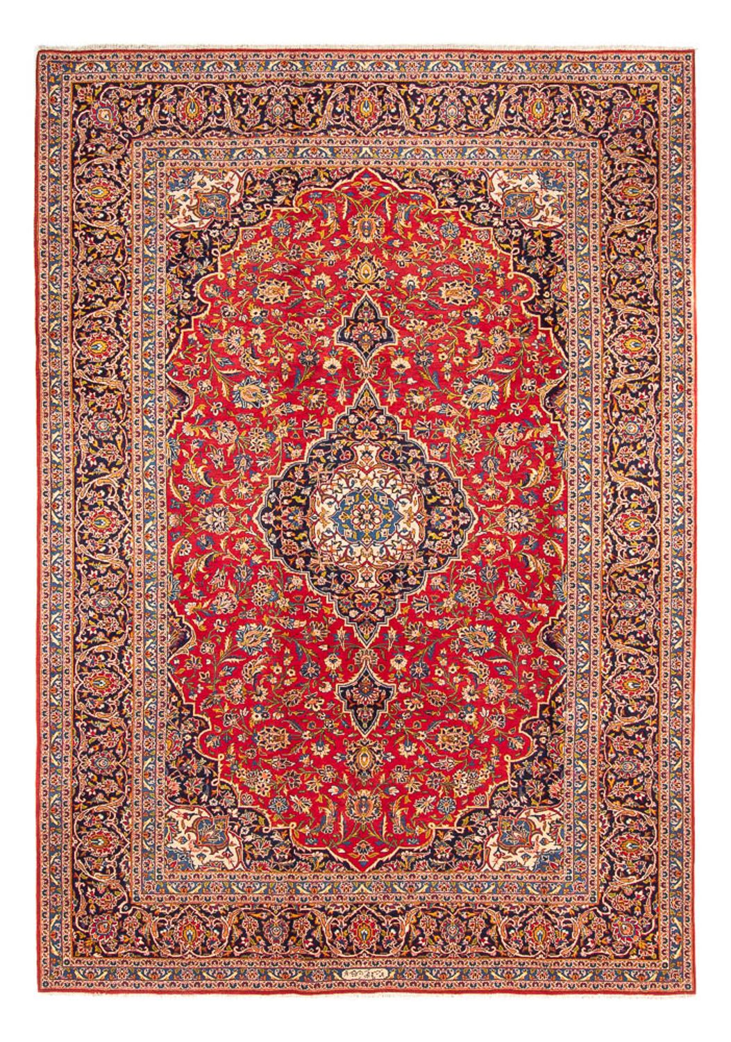 Alfombra persa - Keshan - 360 x 257 cm - óxido