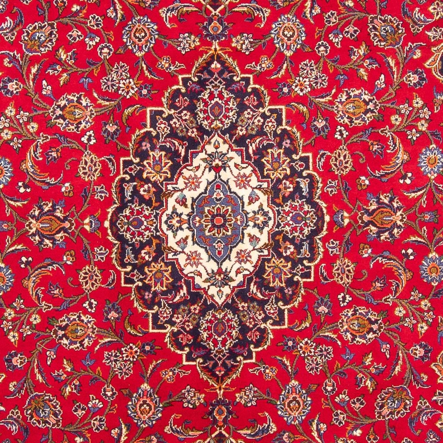 Alfombra persa - Keshan - 362 x 256 cm - rojo