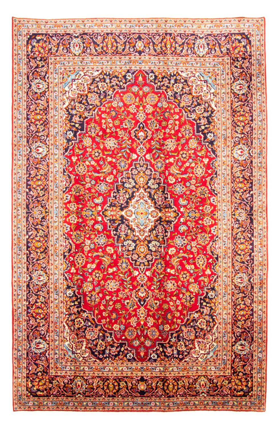 Alfombra persa - Keshan - 380 x 248 cm - rojo