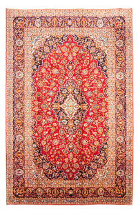 Alfombra persa - Keshan - 380 x 248 cm - rojo