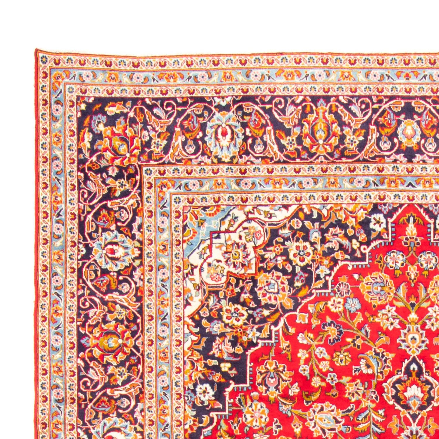 Alfombra persa - Keshan - 380 x 248 cm - rojo