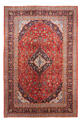 Alfombra persa - Keshan - 380 x 248 cm - rojo
