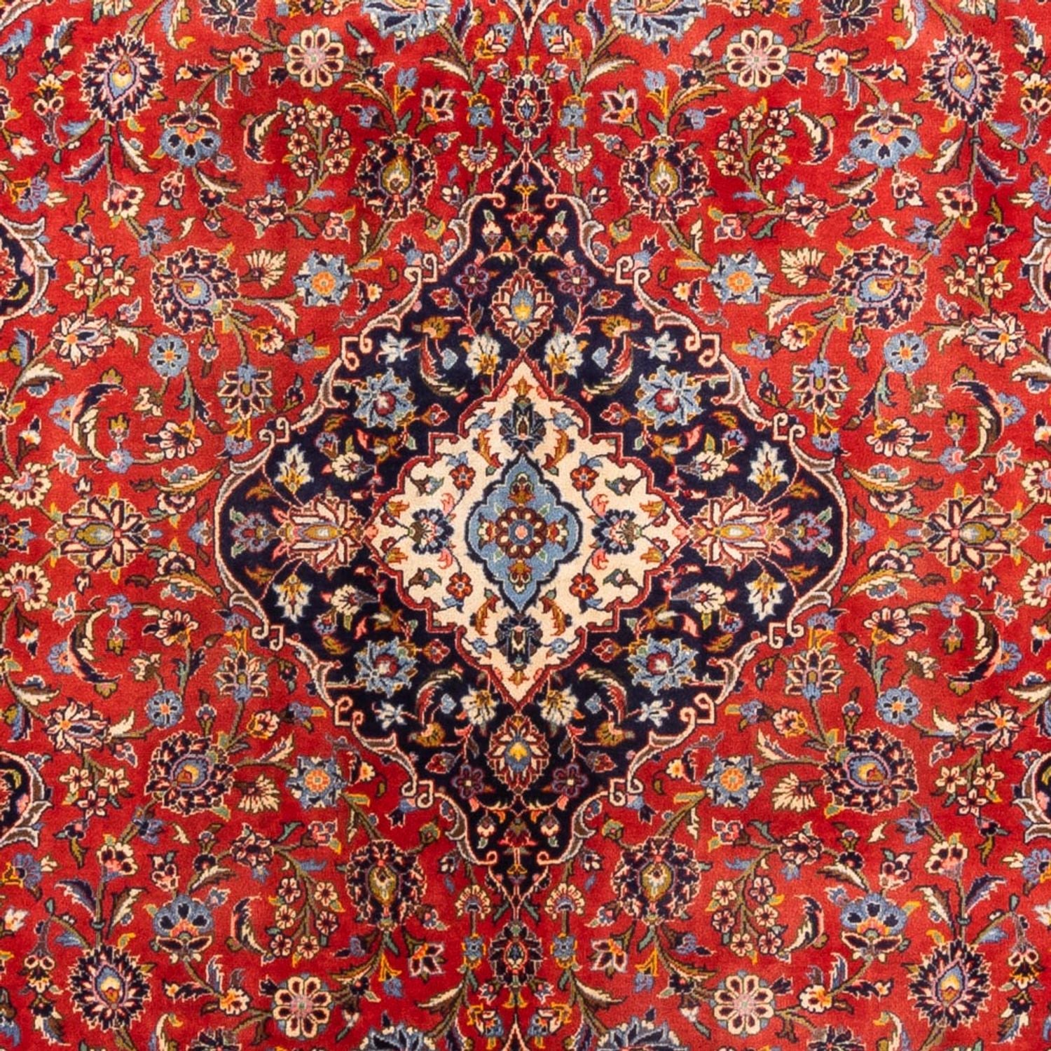 Alfombra persa - Keshan - 380 x 248 cm - rojo